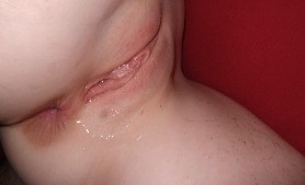 Girlfriend passed out so I had to cum in her ass