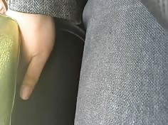 grope woman's leg on bus(part2)