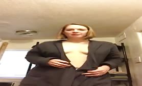 Stripping Mom on Webcam