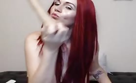Sexy Chubby Redhead on Webcam