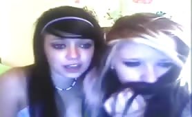 Two Hot Girls Making out on Cam