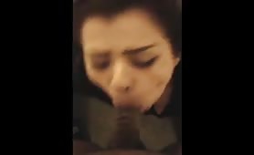 Latina Uses Her Throat for BBC