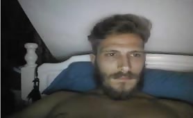 Greek Handsome Webcam Boy with Big Cock Masturbation