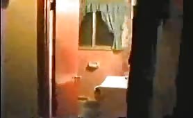 Old Slut Taking A Shower